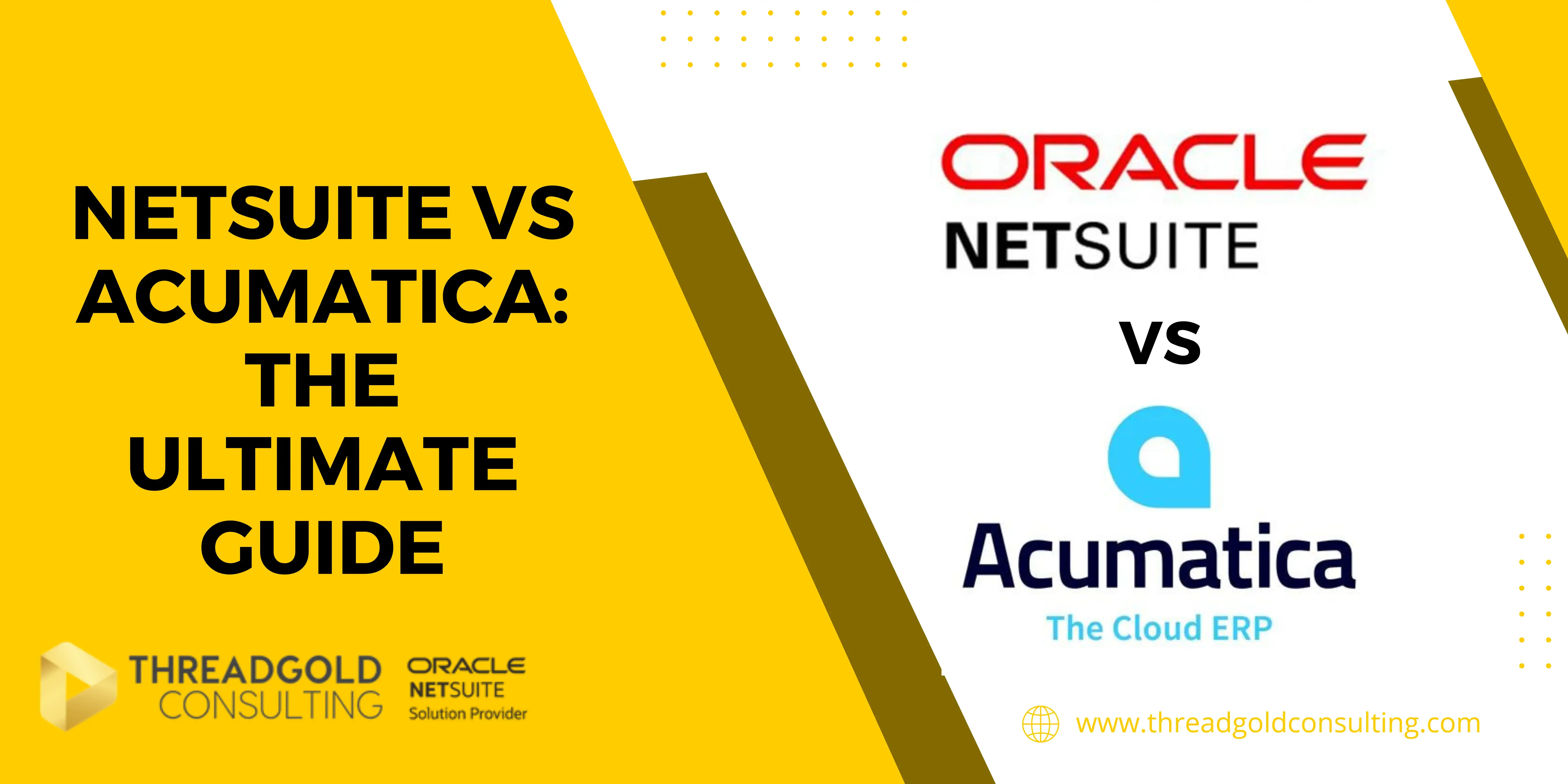NetSuite vs. Acumatica: The Ultimate Guide
